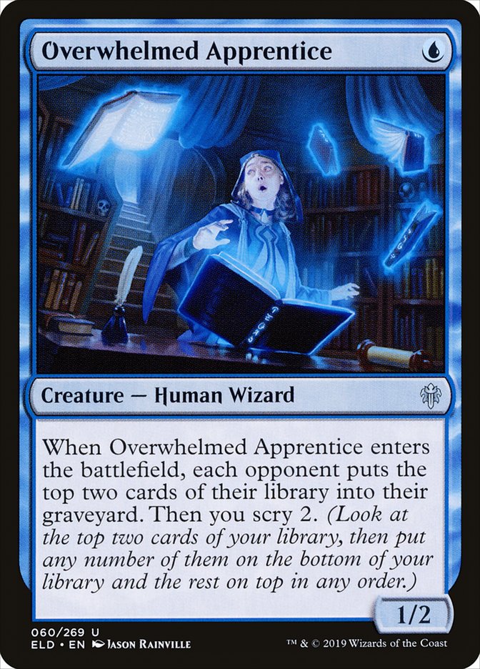 Overwhelmed Apprentice [Throne of Eldraine] | Odin's Place
