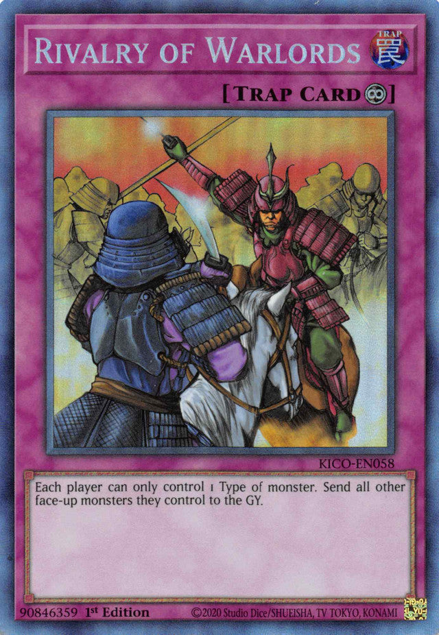 Rivalry of Warlords (Collector's Rare) [KICO-EN058] Collector's Rare | Odin's Place