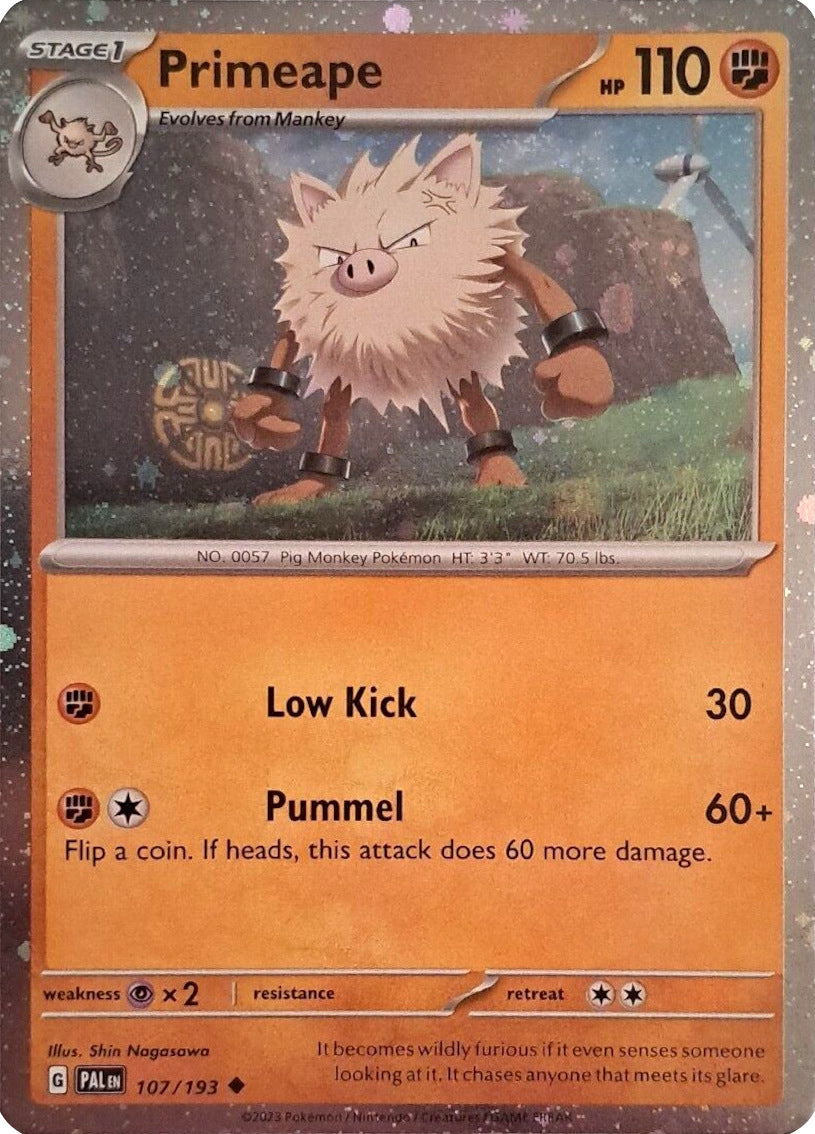 Primeape (107/193) (Cosmos Holo) [Scarlet & Violet: Paldea Evolved] | Odin's Place