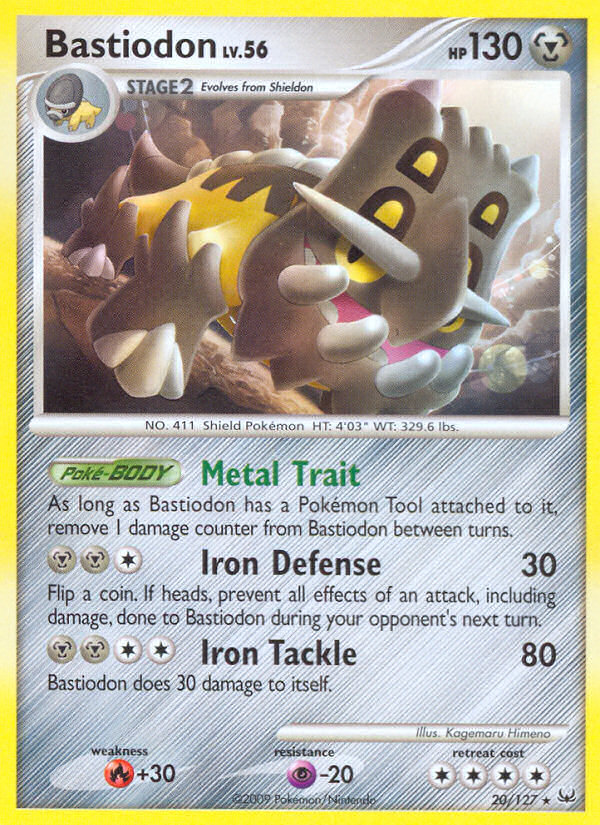 Bastiodon (20/127) [Platinum: Base Set] | Odin's Place