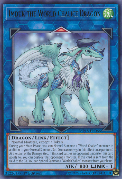 Imduk the World Chalice Dragon [MP18-EN066] Rare | Odin's Place