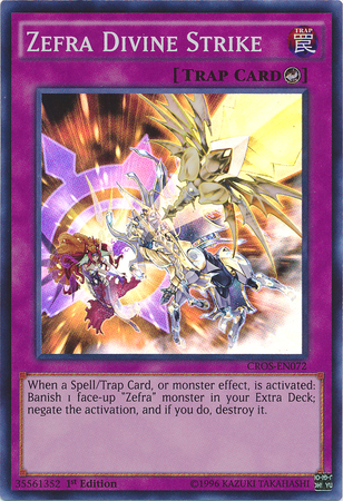 Zefra Divine Strike [CROS-EN072] Super Rare | Odin's Place