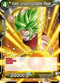 Kale, Uncontrollable Rage (Divine Multiverse Draft Tournament) (DB2-102) [Tournament Promotion Cards] | Odin's Place