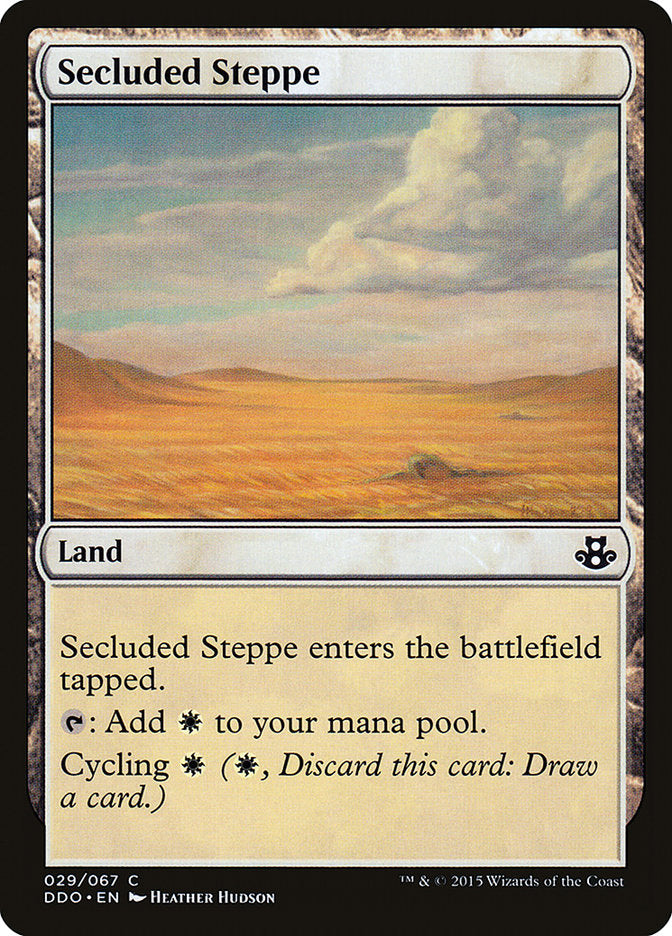 Secluded Steppe (29) [Duel Decks: Elspeth vs. Kiora] | Odin's Place