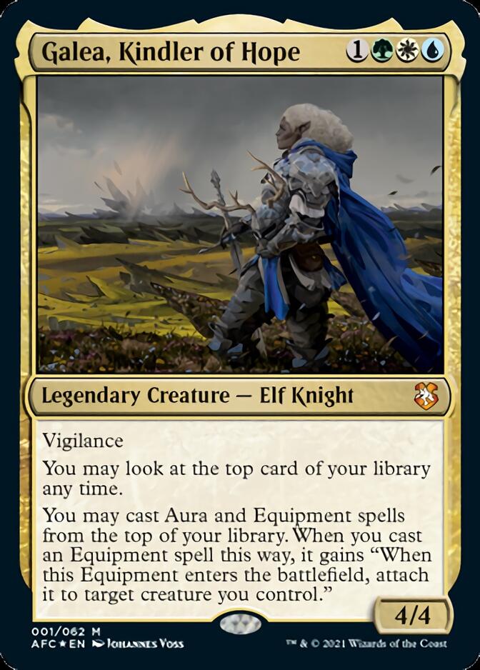 Galea, Kindler of Hope [Dungeons & Dragons: Adventures in the Forgotten Realms Commander] | Odin's Place