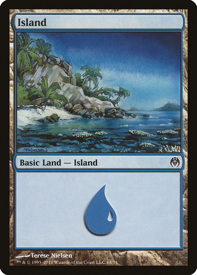 Island (68) [Duel Decks: Phyrexia vs. the Coalition] | Odin's Place