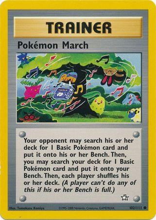 Pokemon March (102/111) [Neo Genesis Unlimited] | Odin's Place