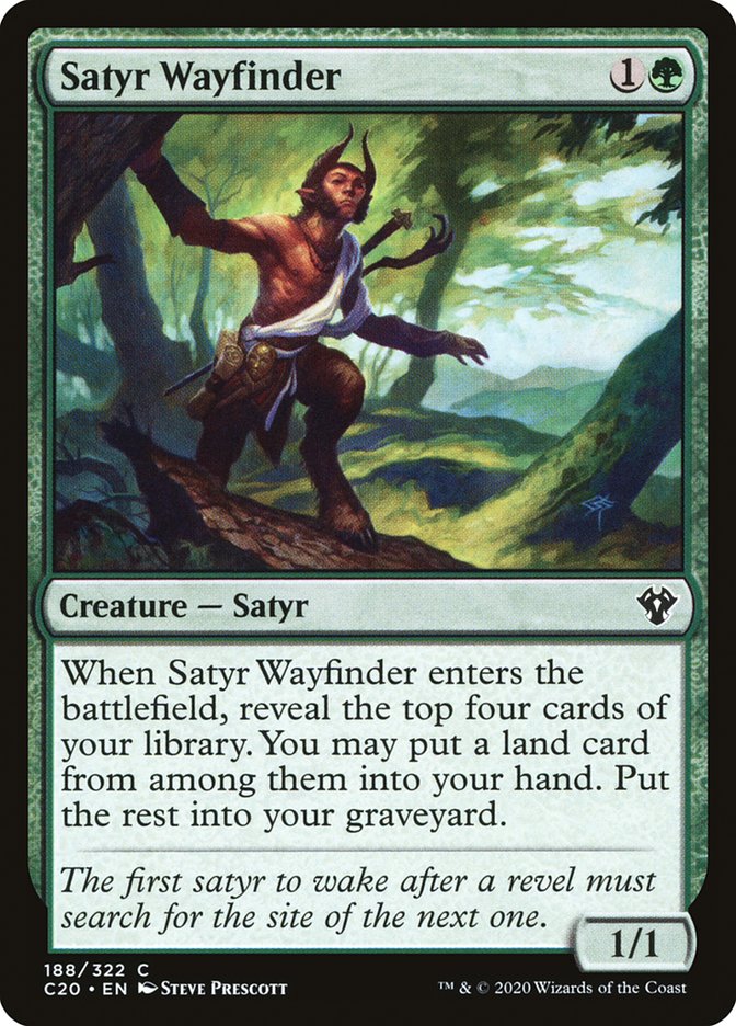 Satyr Wayfinder [Commander 2020] | Odin's Place