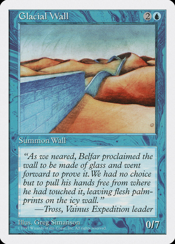 Glacial Wall (91) [Fifth Edition] | Odin's Place