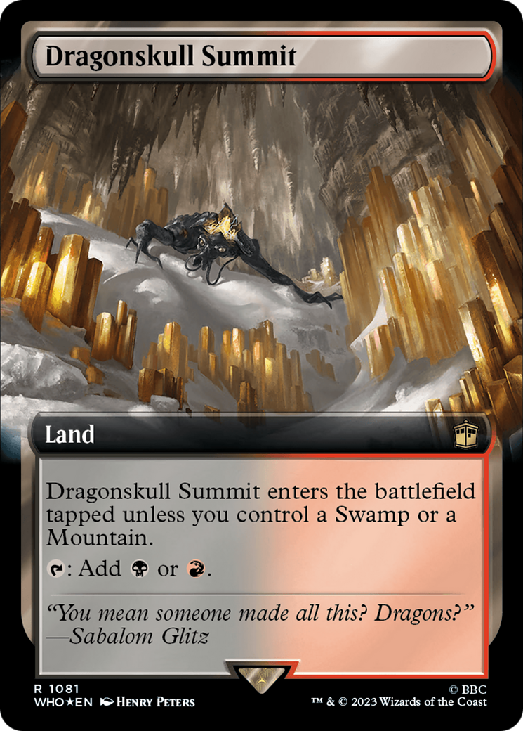 Dragonskull Summit (Extended Art) (Surge Foil) [Doctor Who] | Odin's Place