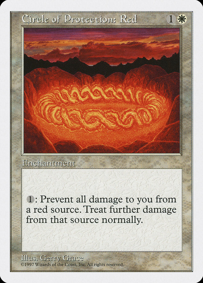 Circle of Protection: Red (20) [Fifth Edition] | Odin's Place