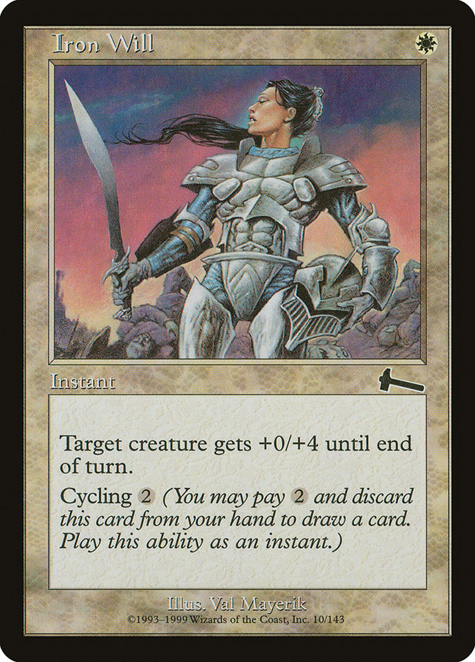 Iron Will (10) [Urza's Legacy] | Odin's Place