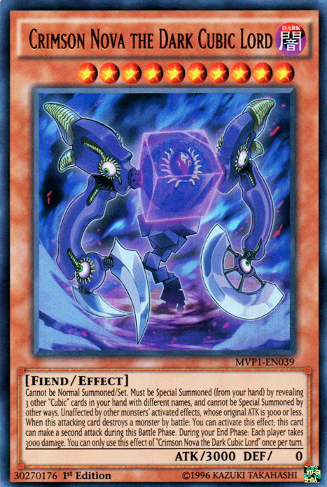 Crimson Nova the Dark Cubic Lord [MVP1-EN039] Ultra Rare | Odin's Place