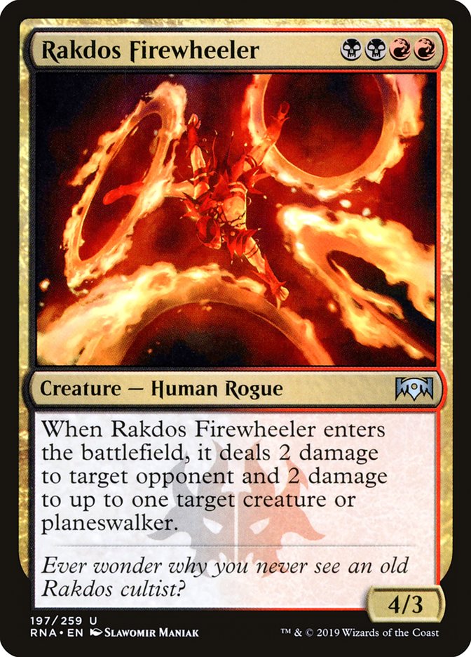Rakdos Firewheeler (197) [Ravnica Allegiance] | Odin's Place