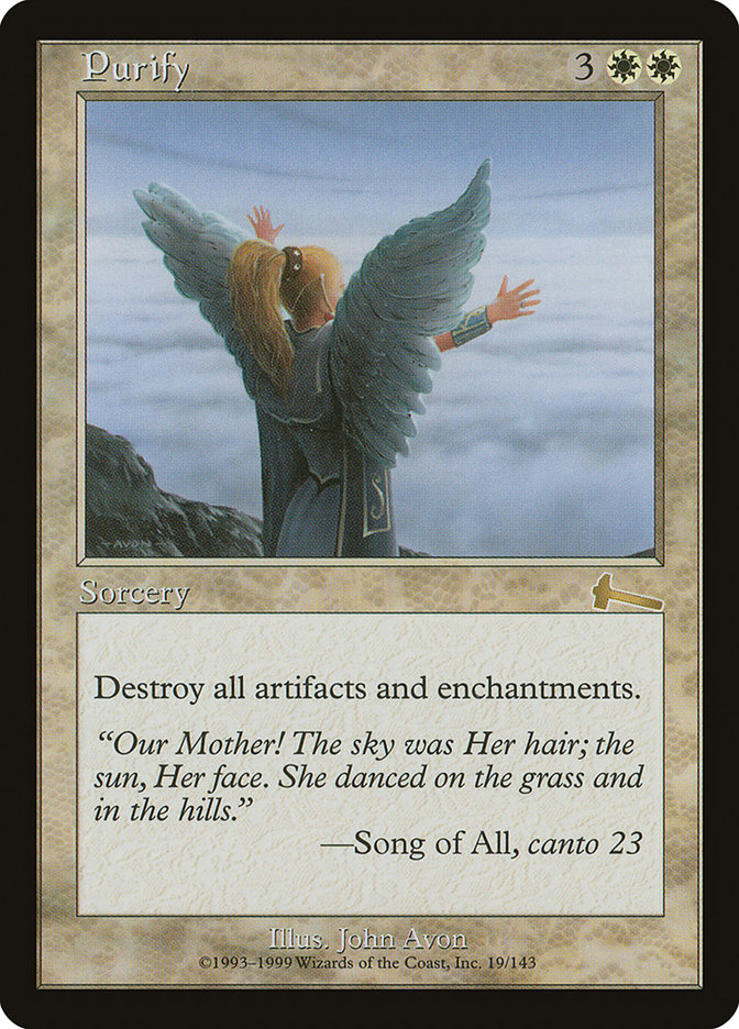 Purify (19) [Urza's Legacy] | Odin's Place