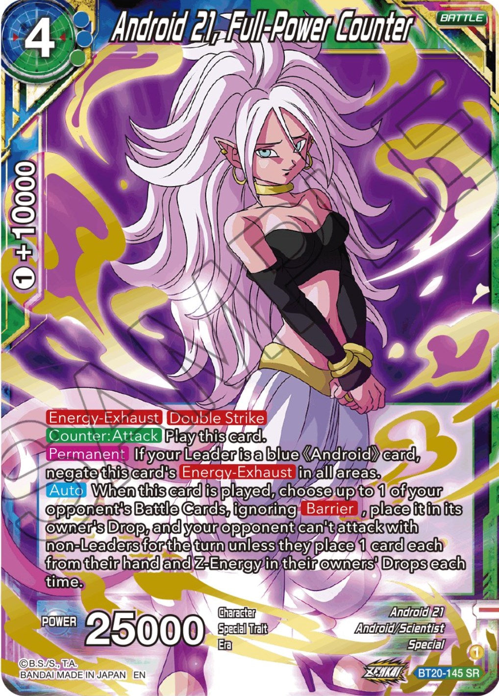 Android 21, Full-Power Counter (BT20-145) [Power Absorbed] | Odin's Place