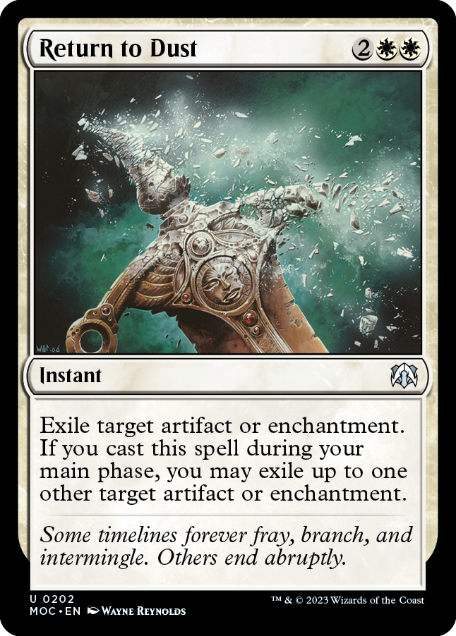 Return to Dust [March of the Machine Commander] | Odin's Place