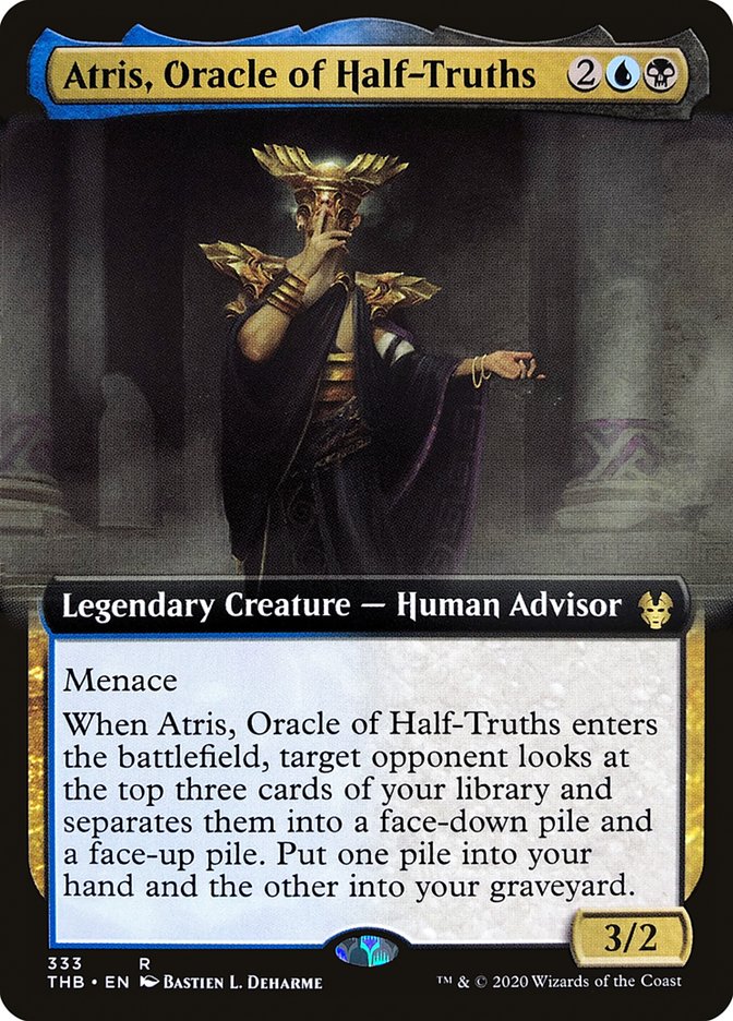 Atris, Oracle of Half-Truths (Extended Art) [Theros Beyond Death] | Odin's Place