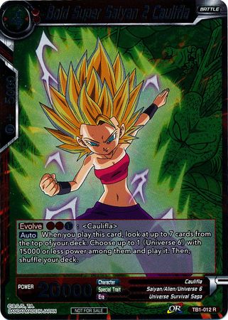 Bold Super Saiyan 2 Caulifla (Event Pack 2 - 2018) (TB1-012) [Promotion Cards] | Odin's Place