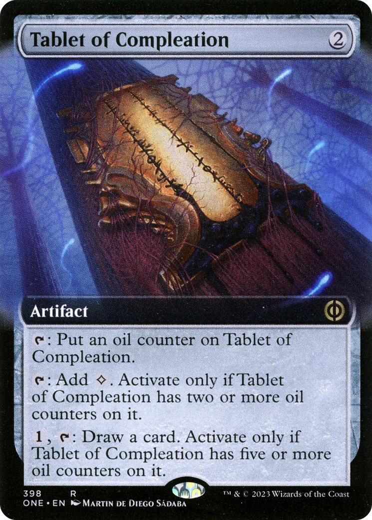 Tablet of Compleation (Extended Art) [Phyrexia: All Will Be One] | Odin's Place