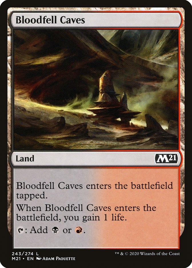 Bloodfell Caves [Core Set 2021] | Odin's Place