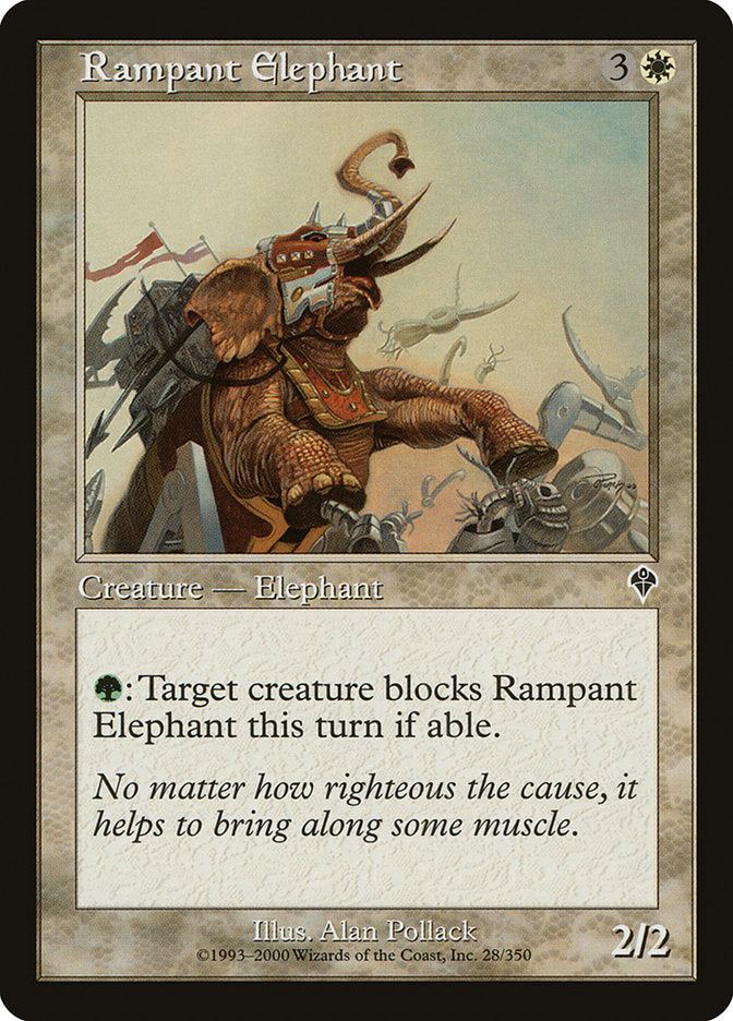 Rampant Elephant (28) [Invasion] | Odin's Place