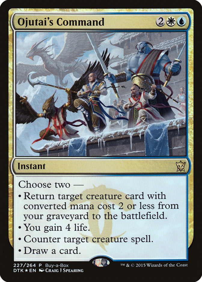 Ojutai's Command (227) (Buy-A-Box) [Dragons of Tarkir Promos] | Odin's Place