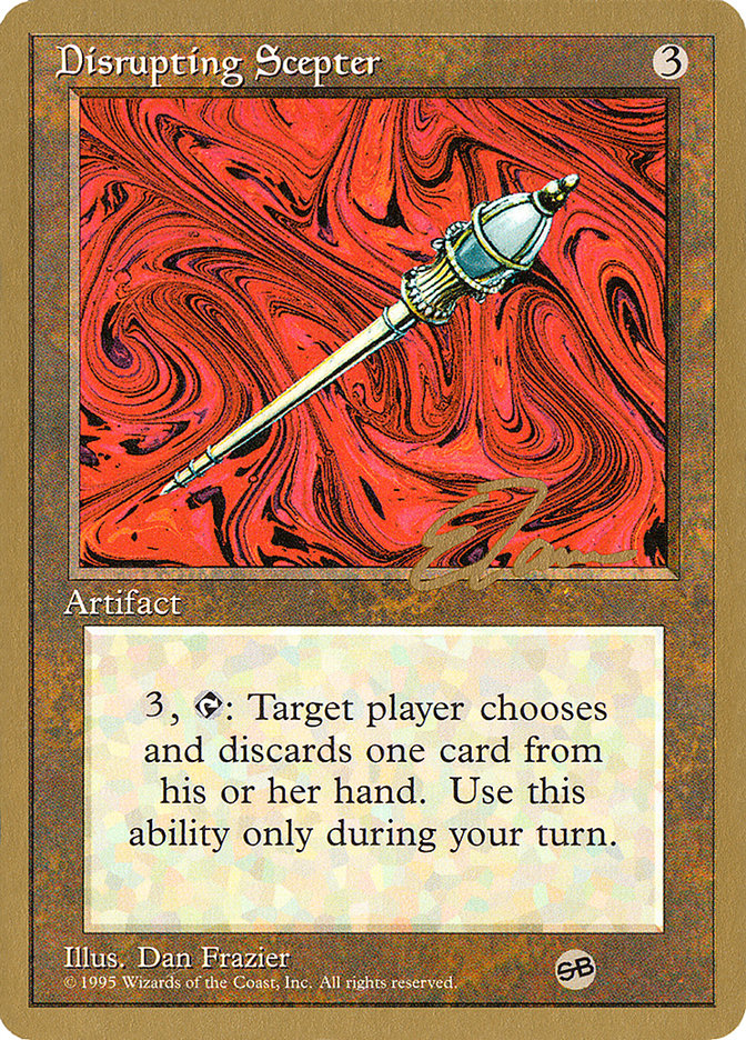 Disrupting Scepter (Eric Tam) (SB) [Pro Tour Collector Set] | Odin's Place
