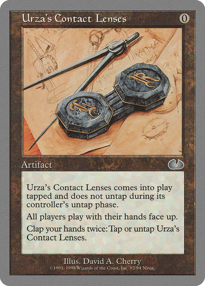 Urza's Contact Lenses (82) [Unglued] | Odin's Place