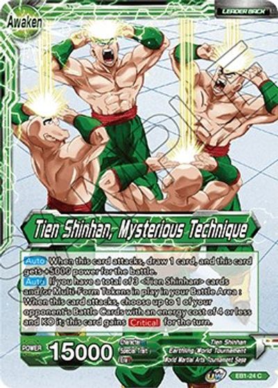 Tien Shinhan // Tien Shinhan, Mysterious Technique (EB1-024) [Battle Evolution Booster] | Odin's Place