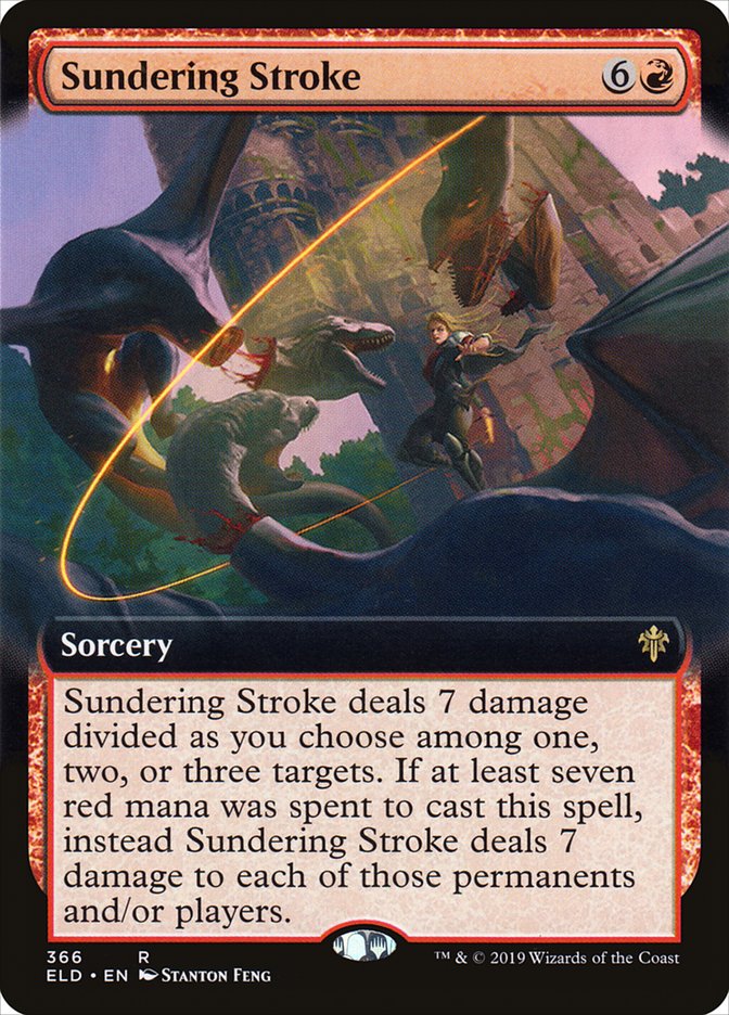 Sundering Stroke (Extended Art) [Throne of Eldraine] | Odin's Place
