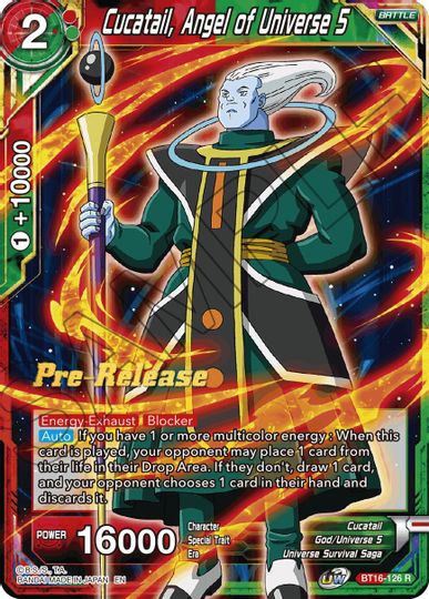 Cucatail, Angel of Universe 5 (BT16-126) [Realm of the Gods Prerelease Promos] | Odin's Place