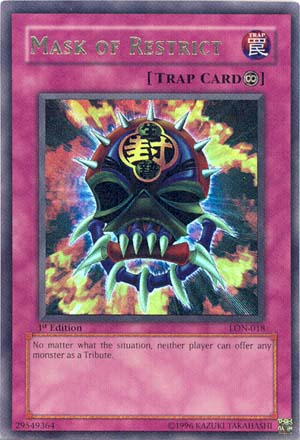 Mask of Restrict [LON-018] Ultra Rare | Odin's Place