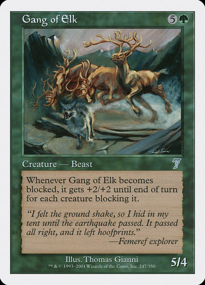 Gang of Elk (247) [Seventh Edition] | Odin's Place