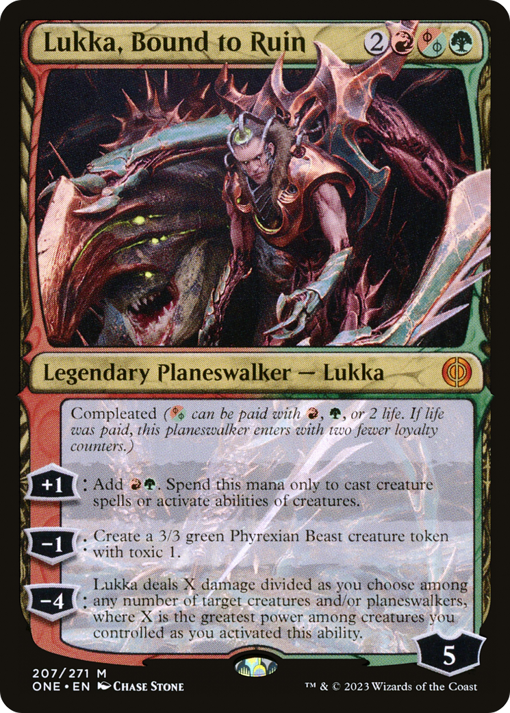 Lukka, Bound to Ruin [Phyrexia: All Will Be One] | Odin's Place