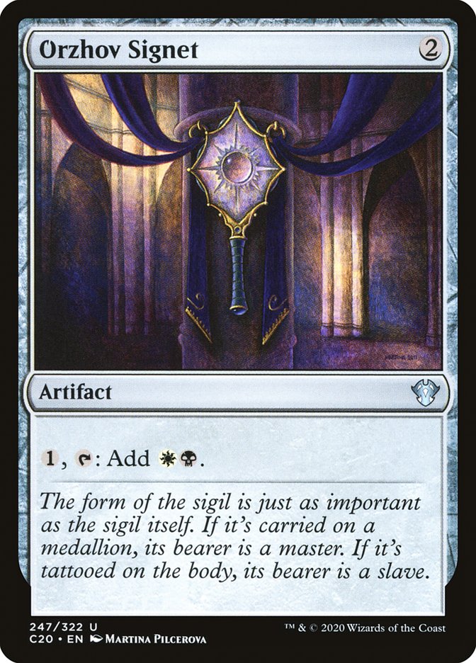 Orzhov Signet [Commander 2020] | Odin's Place