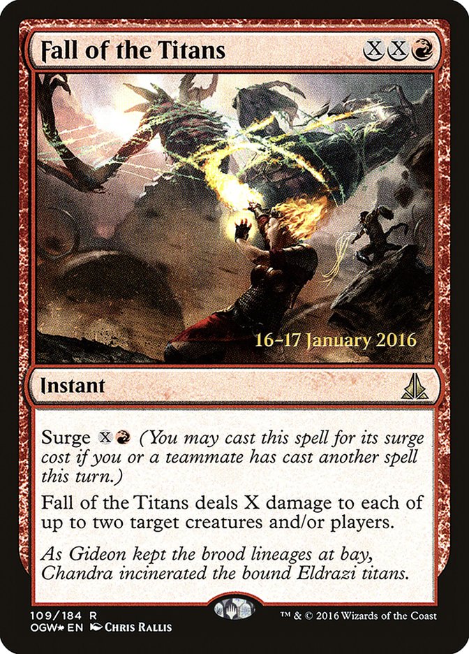 Fall of the Titans (109) [Oath of the Gatewatch Prerelease Promos] | Odin's Place