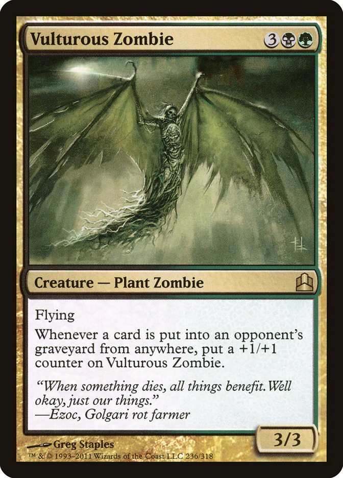 Vulturous Zombie (236) [Commander 2011] | Odin's Place