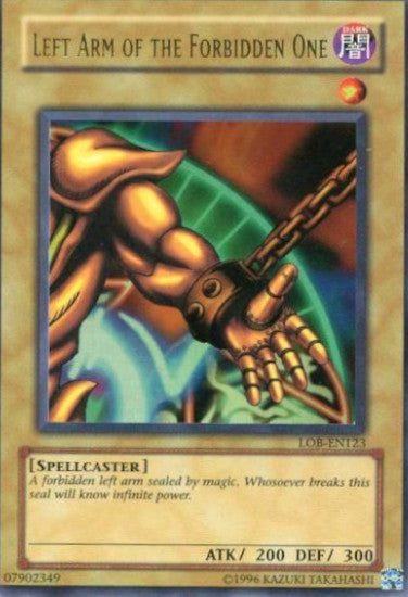 Left Arm of the Forbidden One [LOB-EN123] Ultra Rare | Odin's Place
