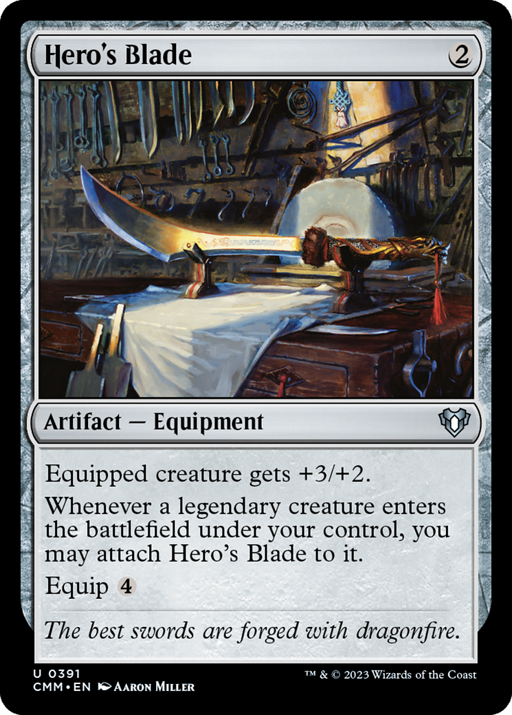 Hero's Blade [Commander Masters] | Odin's Place