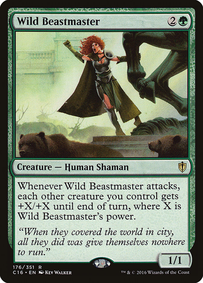 Wild Beastmaster (176) [Commander 2016] | Odin's Place