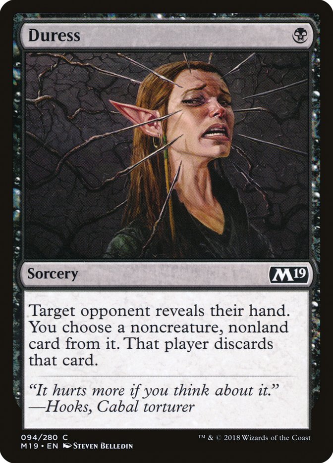 Duress (94) [Core Set 2019] | Odin's Place