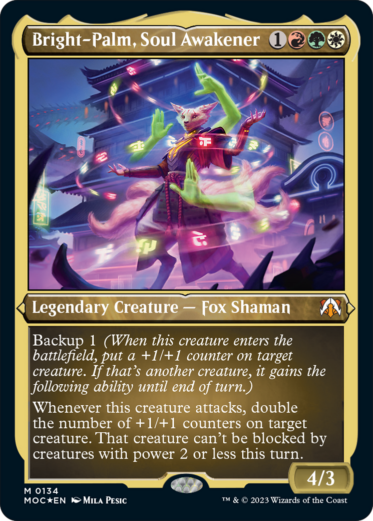 Bright-Palm, Soul Awakener (Display Commander) [March of the Machine Commander] | Odin's Place