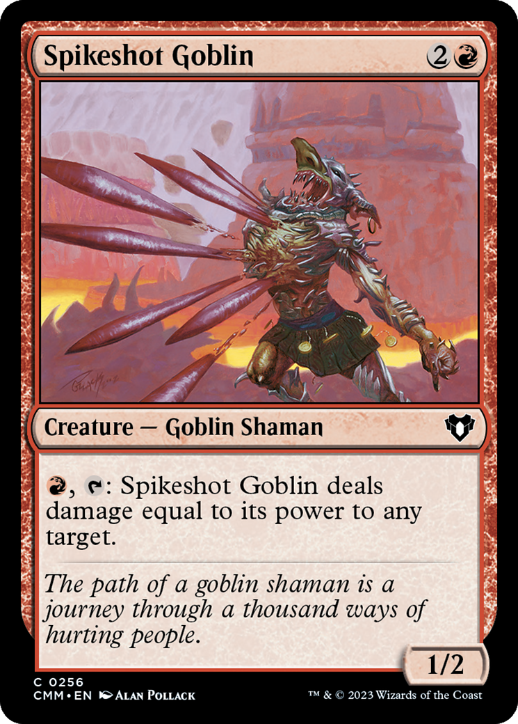 Spikeshot Goblin [Commander Masters] | Odin's Place
