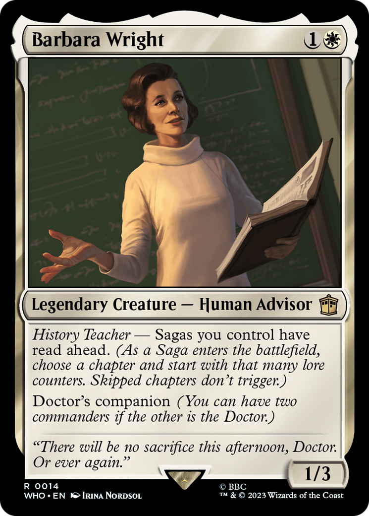 Barbara Wright [Doctor Who] | Odin's Place
