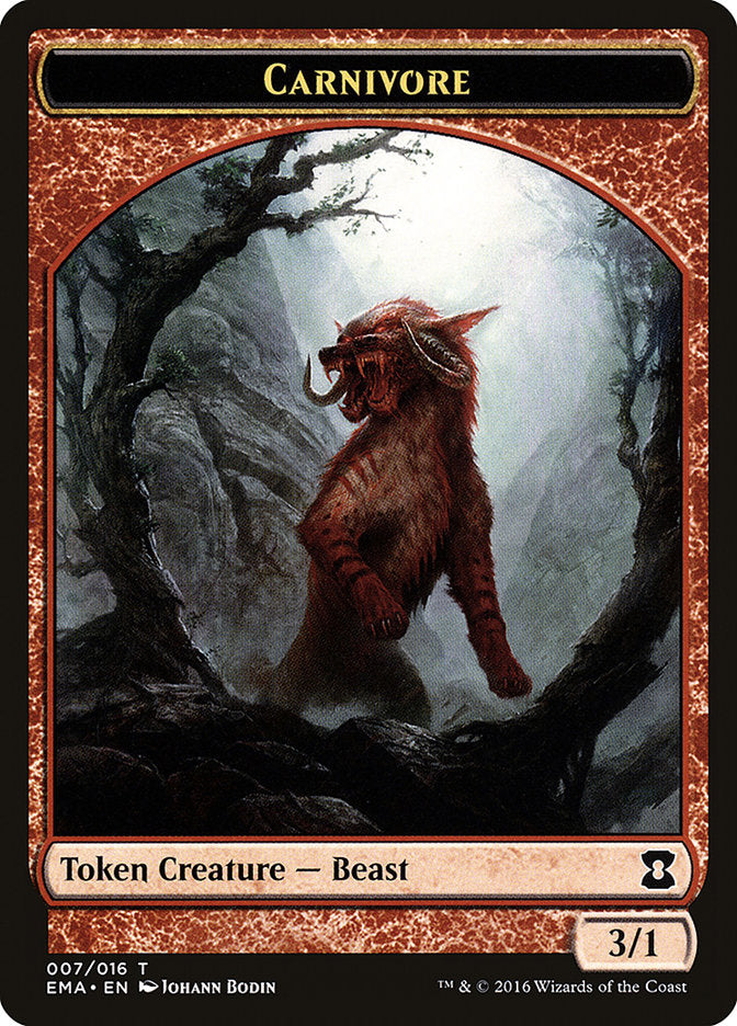 Carnivore Token (7) [Eternal Masters Tokens] | Odin's Place