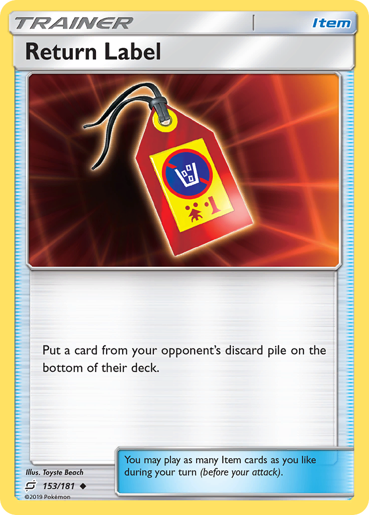 Return Label (153/181) [Sun & Moon: Team Up] | Odin's Place