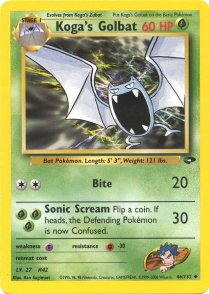 Koga's Golbat (46/132) [Gym Challenge Unlimited] | Odin's Place