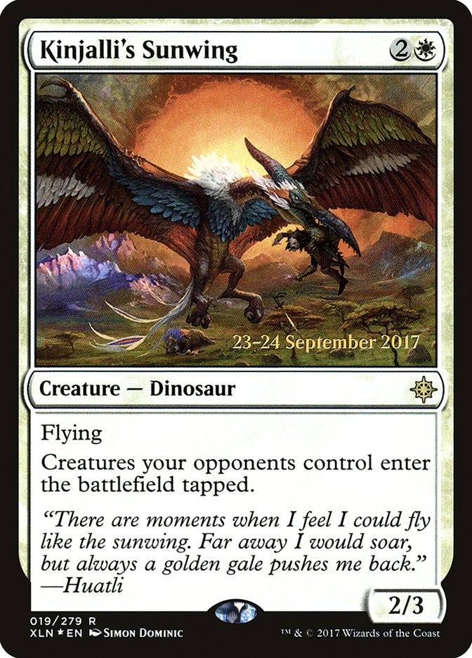 Kinjalli's Sunwing (19) [Ixalan Prerelease Promos] | Odin's Place