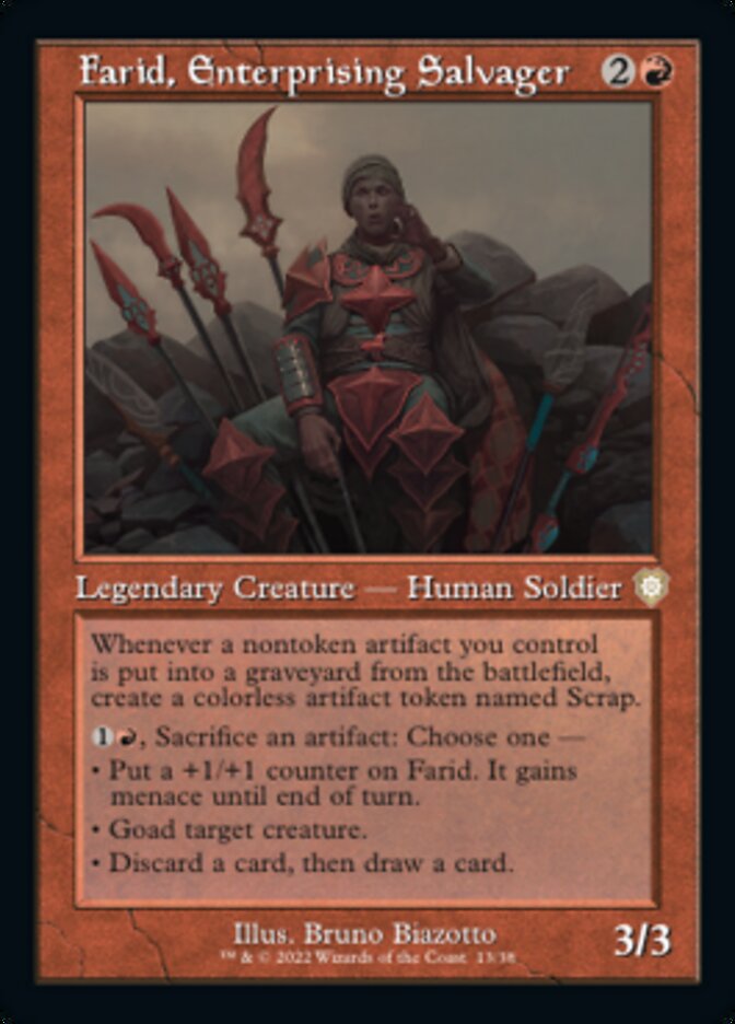 Farid, Enterprising Salvager (Retro) [The Brothers' War Commander] | Odin's Place
